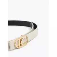 Reversible Belt With Oval Logo Buckle Ec  LOLA CASADEMUNT
