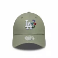 Gorros y Gorras Gorra NEW ERA Mujer los Angeles Dodgers Floral Icon 9FORTY Verde