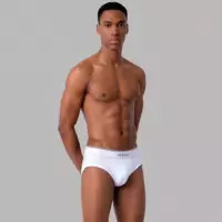Pack de 3 Slips - Graphic Monogram Cotton Stretch  CALVIN KLEIN
