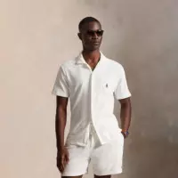 Camisa de Manga Corta Custom Slim Fit  RALPH LAUREN