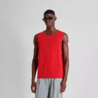 Camiseta sin Mangas Regular Fit de Algodón con Placa con Logotipo  ANTONY MORATO