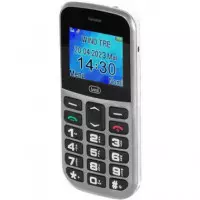 TREVI Telefono Movil Basico con Teclas Grandes MAX20 Plata