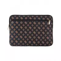 GUESS Funda Ordenador Portatil 13"-14" Peony Pocket Negra con Logo