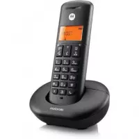 MOTOROLA Telefono Inalambrico Dect E201 Negro
