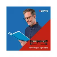 ZIPPO Gafas de Lectura Negra  +1.00 31Z-B25-BLK100