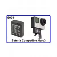 Gns Bateria para Gopro Hero 3 3.7V 1050MAH  FGNS