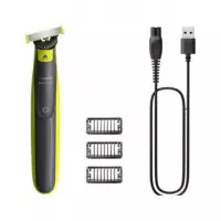 PHILIPS Afeitadora de Barba 360º Oneblade QP2724/23 Seco y Mojado Recargable 3 Accesorios
