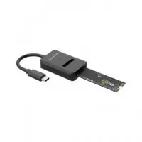 AISENS Adaptador USB C 3.2 GEN2 a M.2 Sata/nvme ASUC-M2D011-BK