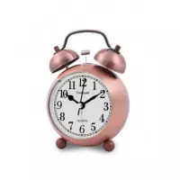 Sami Reloj Despertador Analogico con Campana Metalico Surtidos Dorado Bronze Negro CL-510  TIMEMARK