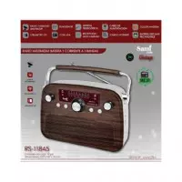 SAMI Radio Vintage Recargable/bt/usb Marron RS-11845