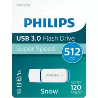 PHILIPS Pendrive 512GB USB3.0 Blanco hasta 120MB/S