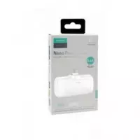 Onemax Bateria Externa Nano 5000MAH Blanco con Conector Tipo C EFX-138  LALO