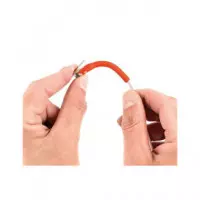 NIMO Cable de Red RJ45 M/m U/utp Cat 6A Cobre Moldeable 1.5MTR Blanco Rojo WIR1815