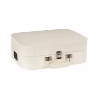 DENVER Tocadisco Retro VPL-130 en Maletin Blanco Grabacion USB con Alatavoz 2X10W ,rca,aux In