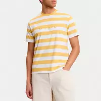 Camiseta a Rayas con Logotipo  GUESS