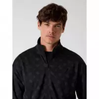 Ovidio Full Zip Sweatshirt 4G Peony Blac  GUESS