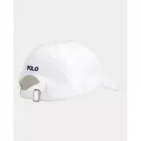 Gorra Polo Ralph Lauren blanca logo marino