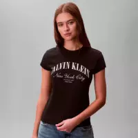 Camiseta Slim con Logo Universitario  CALVIN KLEIN