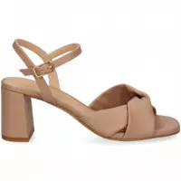 SANDALIA CRUZADA PIEL BEIGE