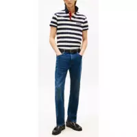 TOMMY HILFIGER - Hilfiger Stripe Reg Polo - 0A4 - F|MW0MW39564/0A4