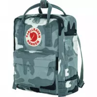Fjallraven Mochila FJÄLLRÄVEN Graphics Mini Nimbus Blue / Hidden Animals