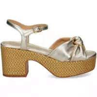 SANDALIA ANUDADA PLATINO