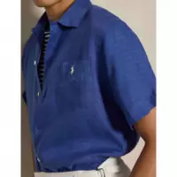 CLADY1PKPPSS-SHORT SLEEVE-SPORT SHIRT BL