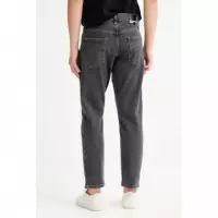 KLJ TAPERED DENIM WASHED BLACK