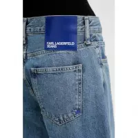 Klj Lr Wide Leg Mid Marble Blue  KARL LAGERFELD