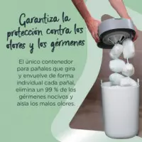 Contenedor De Pañales Sangenic Twist&click Blanco+ 4 Recambios