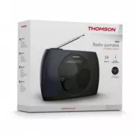 Radio Fm Portátil THOMSON RT350 Negra