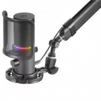 Micrófono MARS GAMING Mmic-xt Negro Gaming USB con Brazo Regulable y Rgb