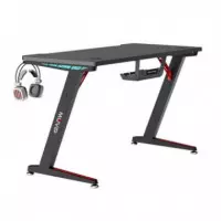 Mesa Gaming MUVIP PRO300 con Fibra de Carbono y Luz Rgb