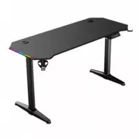 Mesa Gaming MUVIP PRO1600 Xl Motorizada con Fibra de Carbono y Luz Rgb