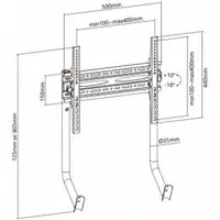 Soporte de Televisor CROMAD para Asiento Racing Simulator Cockpit R2 (32-55")