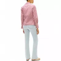 TOMMY HILFIGER - Poplin Knot Blouse With Ls - 0AA - F|WW0WW49650/0AA