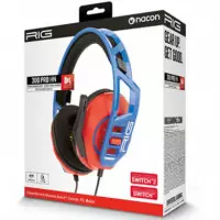 Rig Auricular Gaming 300 PRO HN Switch-Switch 2 Rojo y Azul