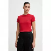 KLJ SLIM SS TEE POMPEIAN RED