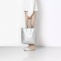 Bolsos Bolso Tote UCON Noah Lotus Infinity Silver Metallic