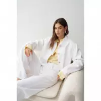SALSA JEANS Chaquetas Mujer Chaqueta Salsa Light Denim Blanco