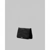 Bolsos Bolso TOPOLOGIE Flat Sacoche Small - Black Tech Sateen