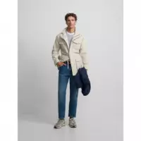 Chaquetas Hombre Chaqueta Parka SILBON Parches Piedra