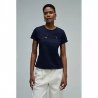 Salsa Jeans camisetas mujer Camiseta SALSA Lace Flowers Embroidery