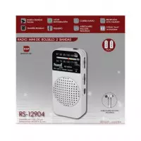 SAMI Radio Bolsillo Am/fm con Auriculares RS-12904