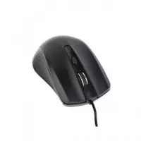 GEMBIRD Raton Optico con Cable USB 4 Botones Negro MUS-4B-01L