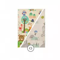 Alfombra de Juegos Reversible Trendy 8907 Elefante/oso 180X120 Cm. MS