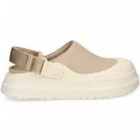 Zueco Tira Atras Goma+anvas Beige  UGG