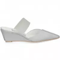 Mule Costura + Tira Vinilo Gris  RAS