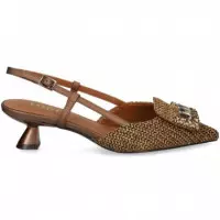 sin Talon Aplique Rafia Bronce  LODI