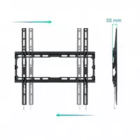 SOPORTE PARED TV MONITOR TOOQ 32-70 45KG BLACK